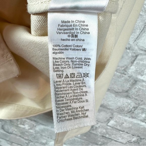 J. Crew Wallace & Barnes Duck Canvas Utility Chore Jacket Size Large Off White - Picture 11 of 15